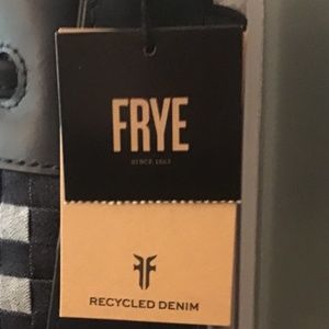 FRYE  Melissa Denim Drawstring hobo, NWT